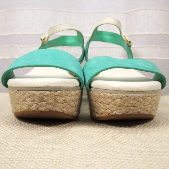 Cole Haan Arden Platform Espadrille Platform Sandal in Green Thumb - 6.5 - Picture 2 of 14